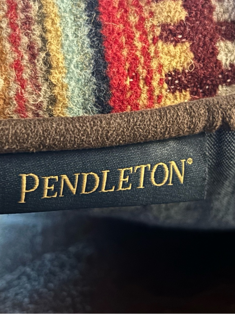 Pendleton 20”x20” Southwestern Longhorn Designed Reversible Accent Pillow - Picture 3 of 7
